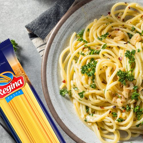 Spaghetti with Garlic & Olive Oil - Regina